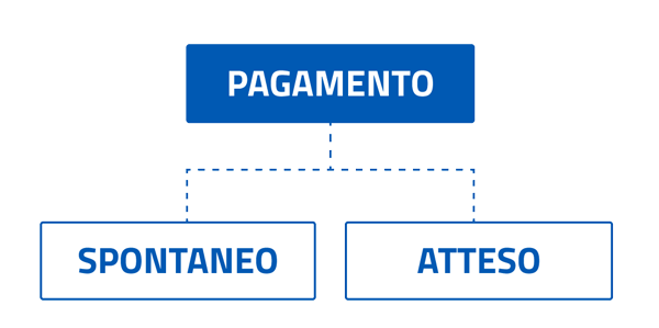 Tipologie di pagamento: spontaneo e atteso